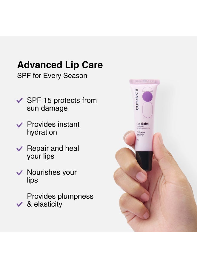 Cureskin Lip Balm with SPF 15 | Lip Lightening Balm for Dark Lips | Lip Balm for Dark Lips to Lighten - Image 2